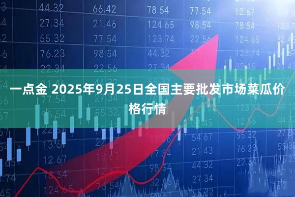 一点金 2025年9月25日全国主要批发市场菜瓜价格行情