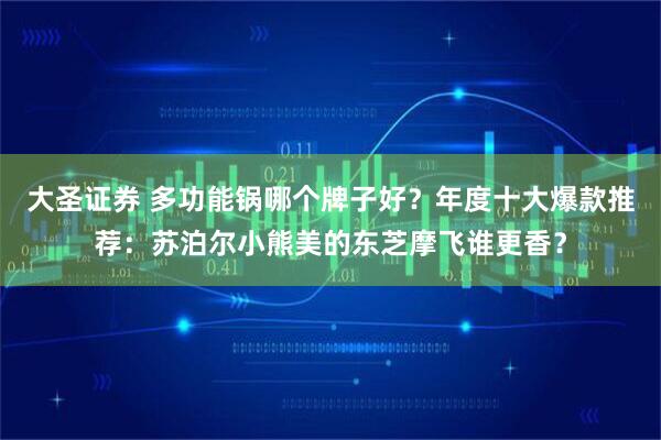 大圣证券 多功能锅哪个牌子好？年度十大爆款推荐：苏泊尔小熊美的东芝摩飞谁更香？